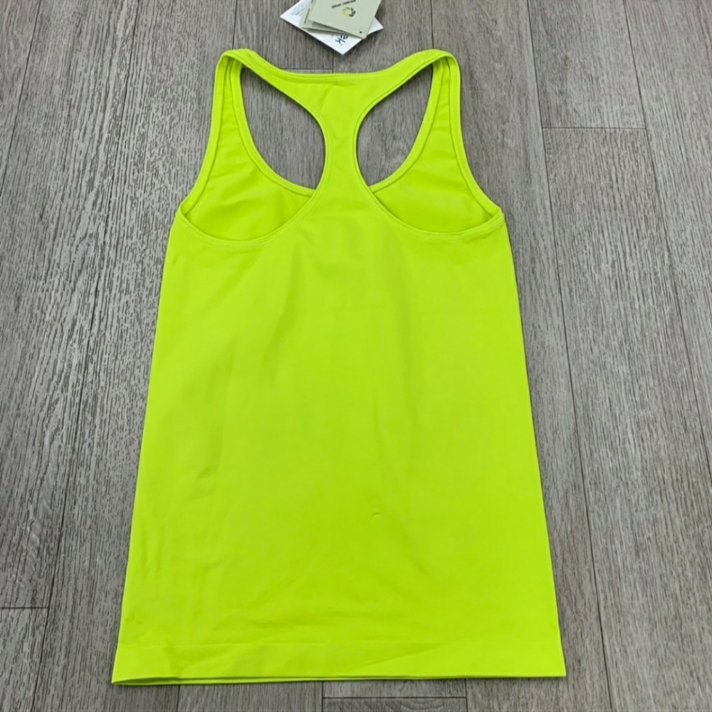 Nikibiki Neon Green Seamless Racer Top